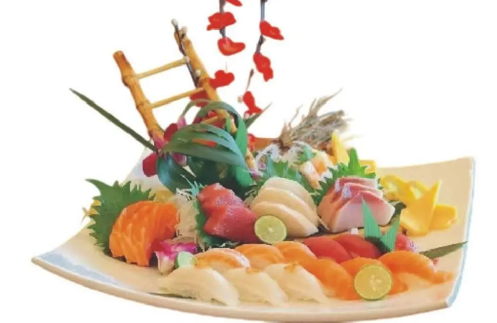 Sashimi Platter at Sakura Sushi & Mongolian Grill,a Sushi Restaurant in Austin.